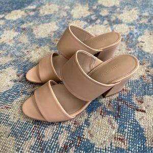 NEW Vince Benetta Leather Slide Sandal 6.5